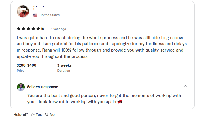 Client Result & Feedback #13