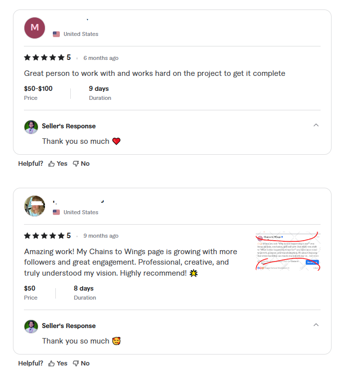 Client Result & Feedback #17