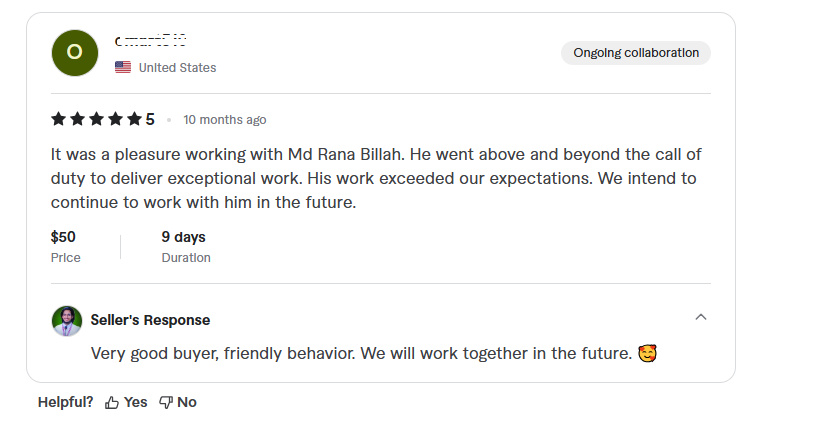 Client Result & Feedback #2