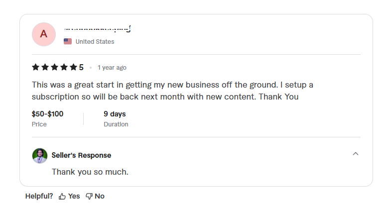 Client Result & Feedback #3