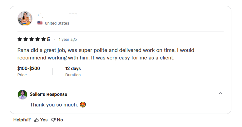 Client Result & Feedback #4