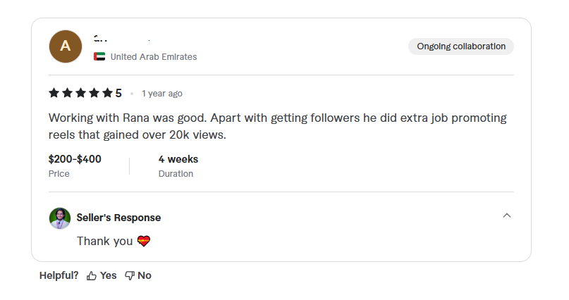 Client Result & Feedback #8